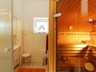 Die hauseigene Sauna