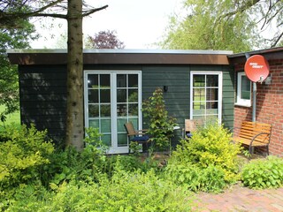 Blick auf die Terrasse