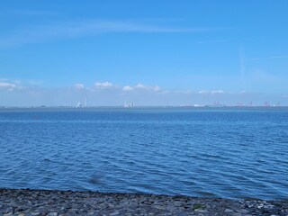 herrlicher Blick auf die Nordsee bei Flut