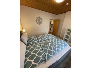 Fewo Kombüse - Doppelbett Schlafzimmer 1