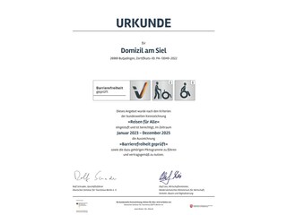 Ausgezeichnet "Reisen für Alle"