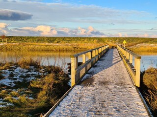 Brücke im Langwarder Groden