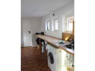 Abstellraum mit Waschmaschine