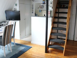 Treppe ins Obergeschoss