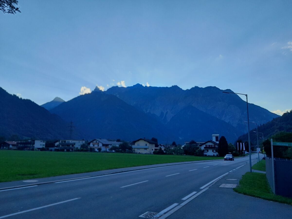 Abendstimmung Vandanser Steinwand