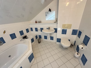 Badewanne und Dusche