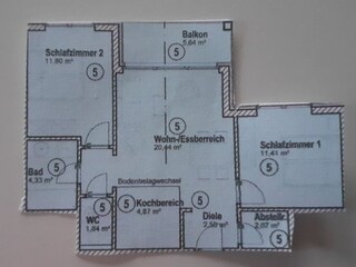 Appartamento per vacanze Carolinensiel Pianta del piano 18