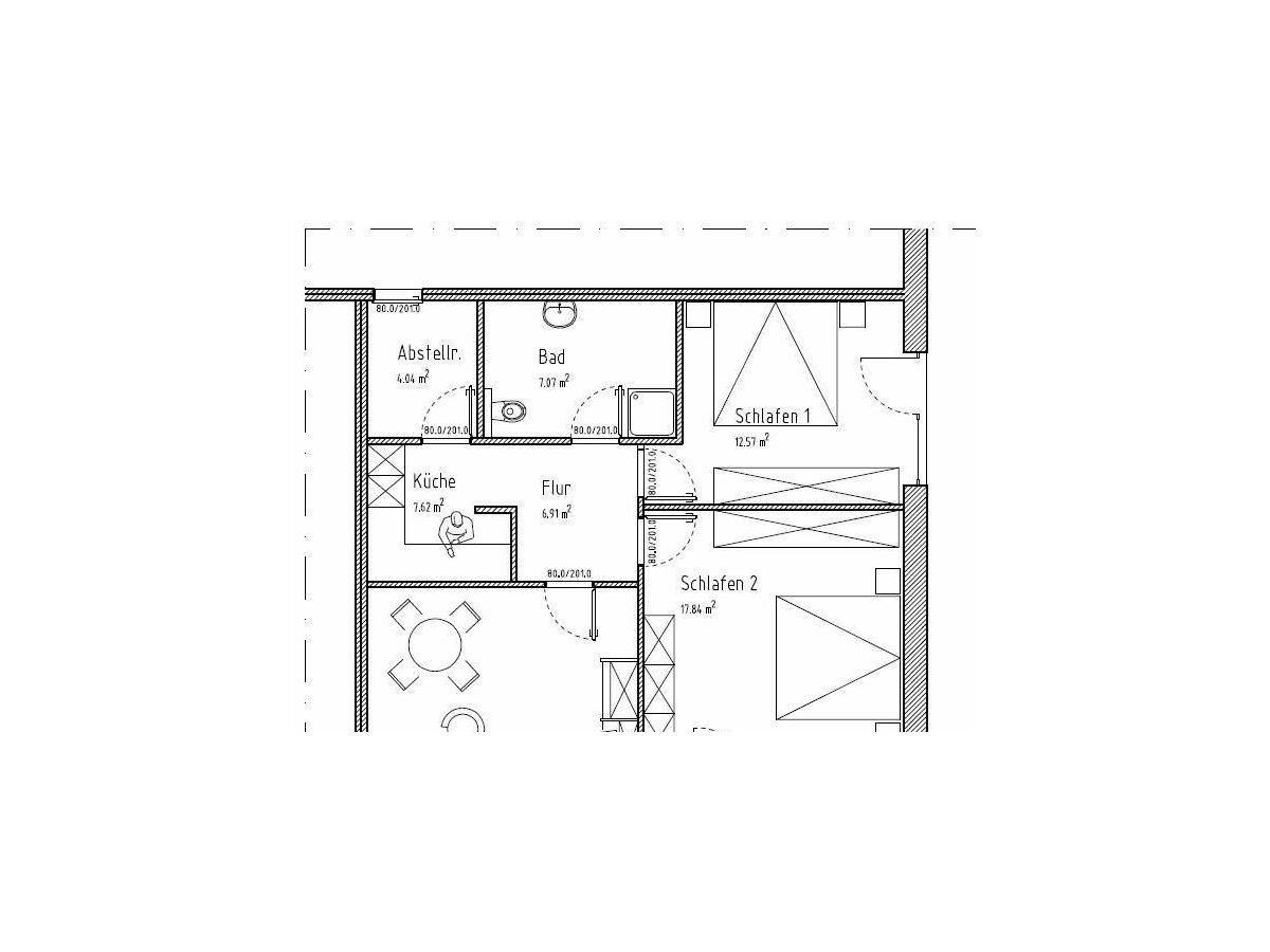 Ferienwohnung Carolinensiel Grundriss 18