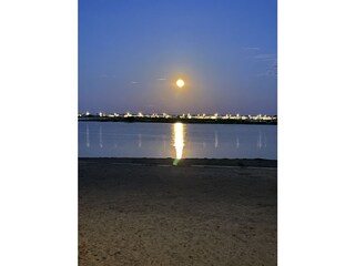 Etang Grazel bei Vollmond