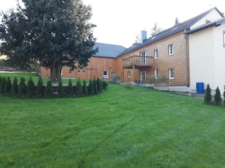 Escher Mühle mit Garten