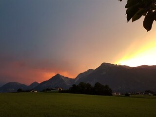 Abendstimmung überm Haus Lisa