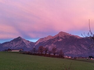 Abendstimmung über dem Haus Lisa