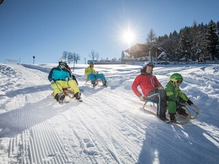 Rodeln am Schatzberg Winter Ski Juwel Alpbachtal W