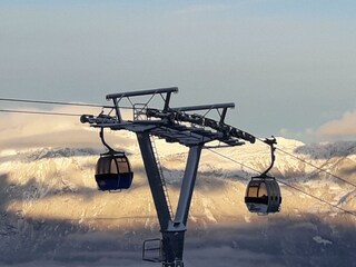 Moaeben Alpbach. Schi Juwel Abendstimmung