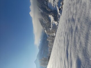 Aussicht Winter Tal einwärts