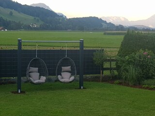 Rattenhängesessel-Garten-Pension Pirhofer