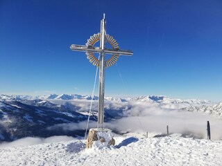 Moaeben Alpbach. Gipfelsieg Schatzberg