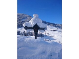 Verschneites Marterl