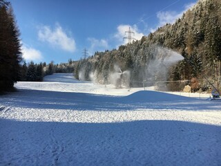 Skipiste neben Appartement
