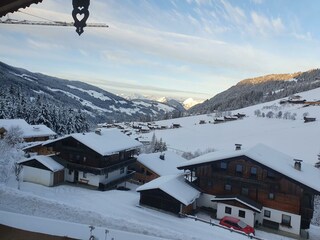 Haus Frei_Nagele_Alpbachtal_Blick Richtung Dorf
