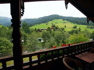 Blick vom Balkon