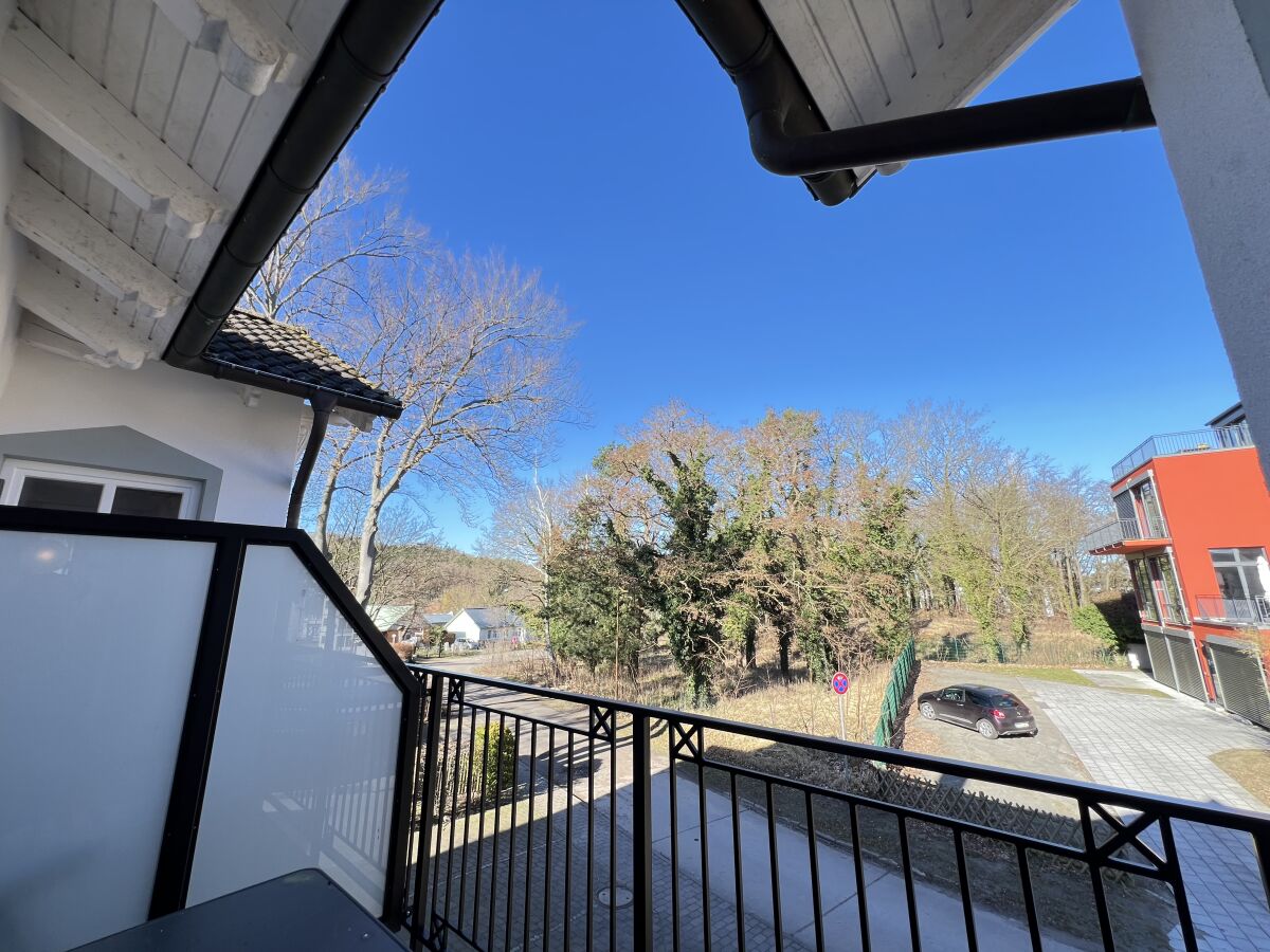 Balkon mit Überdachung