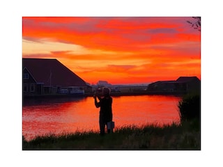 Sonnenuntergang im Park