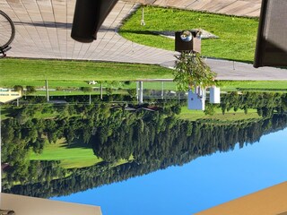 Aussicht Sommer vom Garten