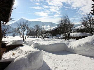 Blick vom Balkon zum Lackenkogel