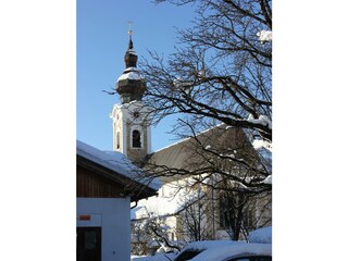 Blick zur Kirche