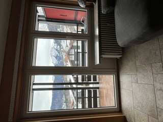 Ausblick vom Wohnzimmer