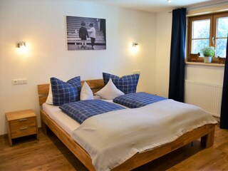 Schlafzimmer Ferienwohnung Wetterstein