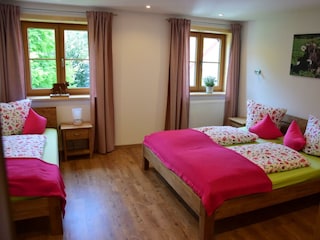 Schlafzimmer Ferienwohnung Denneberg