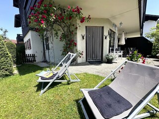 Terrasse und Garten