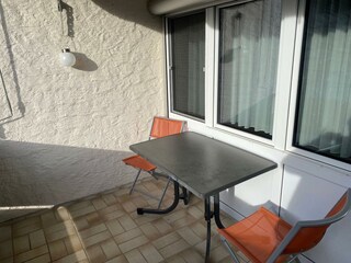 sonniger Balkon