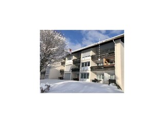 Balkon im Winter