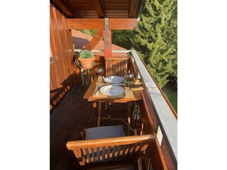 Speisen in der Abendsonne