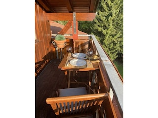 Speisen in der Abendsonne