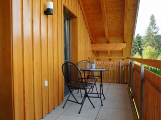 Auf dem Nordbalkon, FeWo "Thurn"