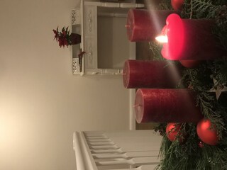 Weihnachtsdekoration im Le Bouveret Oberstaufen