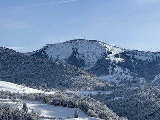 Blick auf den Hochgrat im Winter