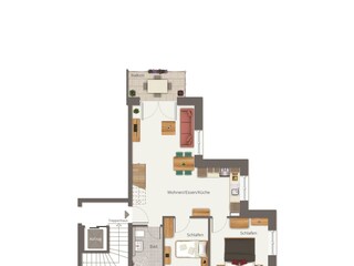 Grundriss FeWo 3