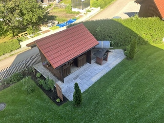 Blick vom Balkon