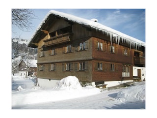 Unser Haus im Winter