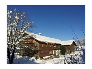 Haus im Winter