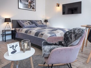 Wohn und Schlafzimmer