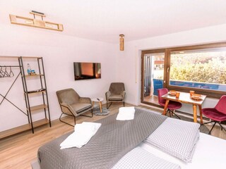 Wohn und Schlafzimmer