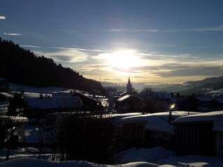 Camping-Aach Sonnenuntergang