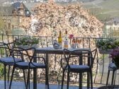 Balkon mit Blick in die Weinberge