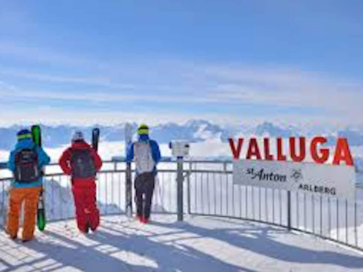 Valluga Abfahrt Arlberg, legendär.